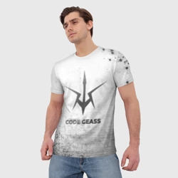 Мужская футболка 3D Code Geass - white gradient - фото 2