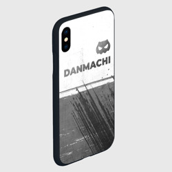 Чехол для iPhone XS Max матовый DanMachi - white gradient посередине - фото 2