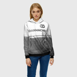 Женская толстовка 3D DanMachi - white gradient посередине - фото 2
