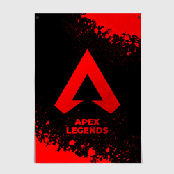 Постер Apex Legends - red gradient