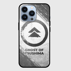 Чехол для iPhone 13 Pro Ghost of Tsushima - white gradient