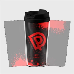 Термокружка-непроливайка Deep Purple - red gradient - фото 2