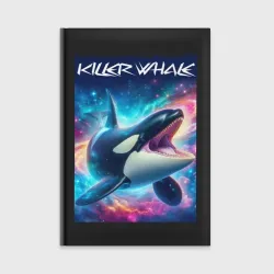 Ежедневник Space killer whale - ai art fantasy