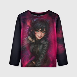 Детский лонгслив 3D Джейн Доу реализм из ззз