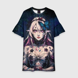 Детское платье 3D Кастория дарк реализм