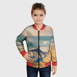 Детский бомбер 3D Тралалеро тралала мем - фото 2