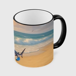 Кружка с полной запечаткой Тралалеро тралала мем