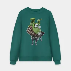 Мужской свитшот oversize без начеса хлопок Маска - Майло
