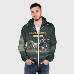 Мужская ветровка 3D Bombandito Gusito мем - фото 2
