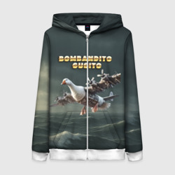 Женская толстовка 3D на молнии Bombandito Gusito мем