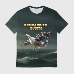 Мужская футболка 3D Bombandito Gusito мем