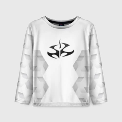 Детский лонгслив 3D Hitman white poly