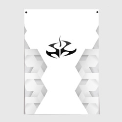 Постер Hitman white poly