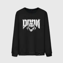 Мужской свитшот хлопок Doom - helmet