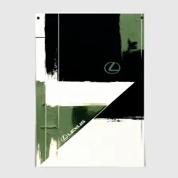 Постер Lexus логотип