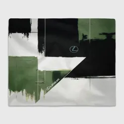 Плед 3D Lexus логотип
