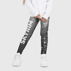 Детские леггинсы 3D Skyrim - grey gradient вертикально - фото 2