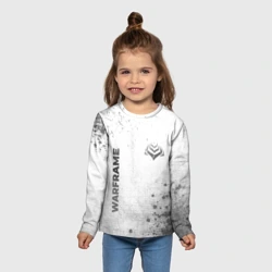 Детский лонгслив 3D Warframe - white gradient вертикально - фото 2