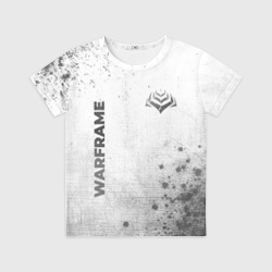 Детская футболка 3D Warframe - white gradient вертикально