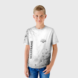 Детская футболка 3D Warframe - white gradient вертикально - фото 2