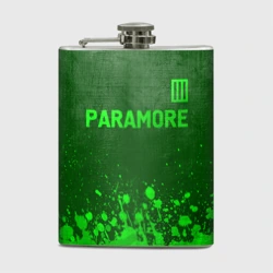Фляга Paramore - green gradient посередине