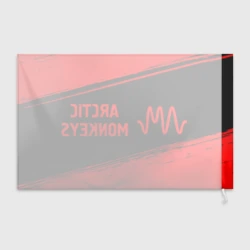 Флаг 3D Arctic Monkeys - red gradient по-горизонтали - фото 2