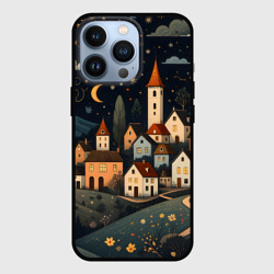 Чехол для iPhone 13 Pro Замок и звездное небо