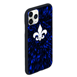 Чехол для iPhone 11 Pro Max матовый Saints Row blue energy - фото 2