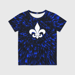 Детская футболка 3D Saints Row blue energy
