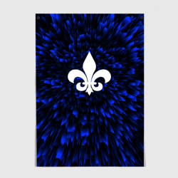 Постер Saints Row blue energy