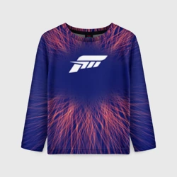 Детский лонгслив 3D Forza Horizon red energy