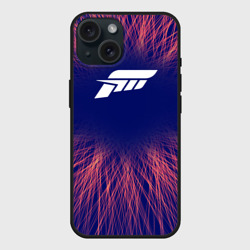 Чехол силиконовый для Apple iPhone 15 матовый Forza Horizon red energy