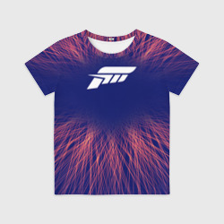 Детская футболка 3D Forza Horizon red energy