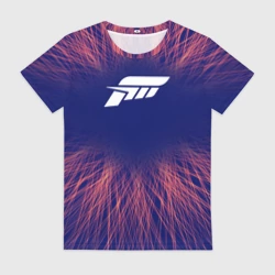 Женская футболка 3D Forza Horizon red energy