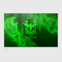 Флаг 3D Free Fire - green gradient