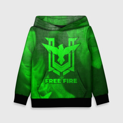 Детская толстовка 3D Free Fire - green gradient