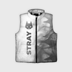 Детский жилет утепленный 3D Stray - white gradient по-вертикали