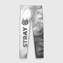Детские леггинсы 3D Stray - white gradient по-вертикали