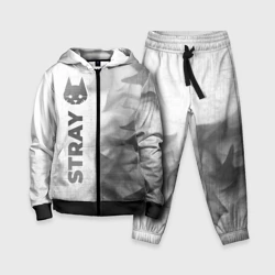 Детский костюм 3D Stray - white gradient по-вертикали