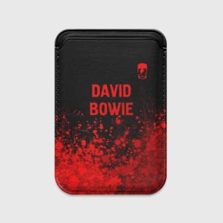 Картхолдер Magsafe магнитный David Bowie - red gradient посередине