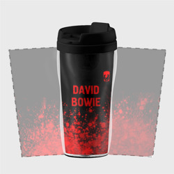 Термокружка-непроливайка David Bowie - red gradient посередине - фото 2