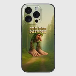 Чехол для iPhone 16 Pro силиконовый с защитой камеры Brr brr Patapim мем