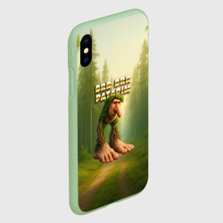 Чехол для iPhone XS Max матовый Brr brr Patapim мем - фото 2