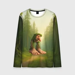 Мужской лонгслив 3D Патапим мем