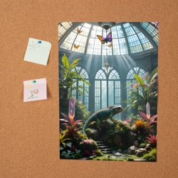 Постер Ящерица в ботаническом саду - фото 2