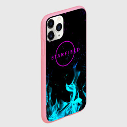 Чехол для iPhone 11 Pro Max матовый Starfield неоновый огонь - фото 2