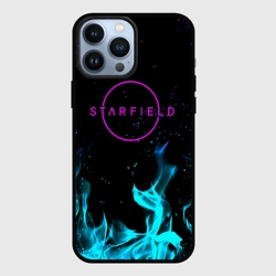 Чехол для iPhone 13 Pro Max Starfield неоновый огонь