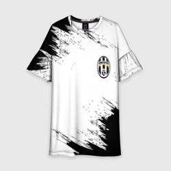 Детское платье 3D Juventus штрихи красок
