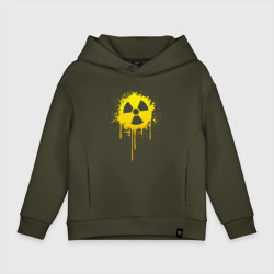 Детское худи Oversize хлопок Radiation paint sign