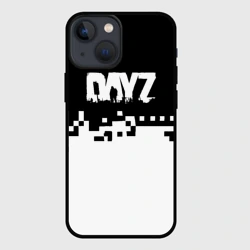 Чехол для iPhone 13 mini Dayz черно белые пиксели